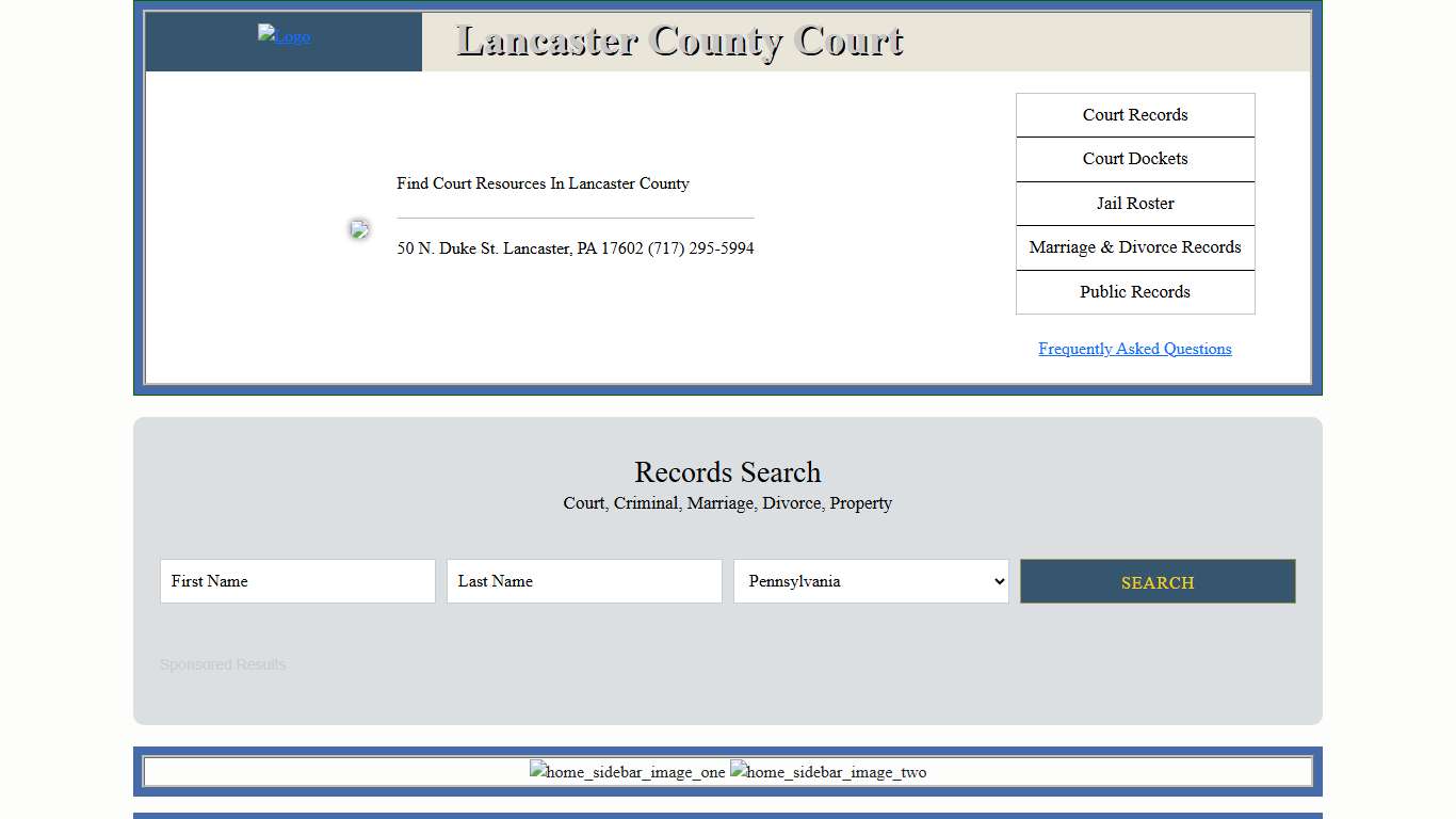 Lancaster County Court Search for Public Records
